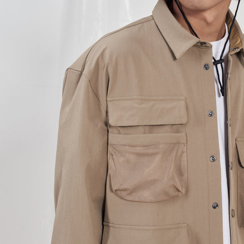 Boysnextdoor 多口袋防潑水襯衫